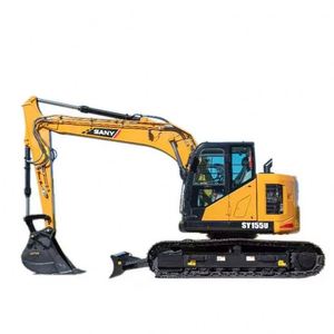 เครื่องจักรกลเคลื่อนย้ายดิน รถขุดไฮดรอลิกแบบตีนตะขาบ SY155U รถขุดตีนตะขาบ ราคาถูก - Product Image 1