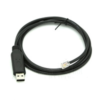 Asli pabrik Chip FTDI kabel Data elektronik USB untuk RJ11/RJ12 kabel Debugging USB ke RJ11 TTL232 kabel sikat