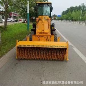 Road <b>Sweeper</b> Diesel <b>Powered</b> High Capacity Construction Site Cleaning Machine - Product Image 2