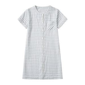 <span class=keywords><strong>Camicia</strong></span> <span class=keywords><strong>da</strong></span> <span class=keywords><strong>notte</strong></span> <span class=keywords><strong>da</strong></span> donna estiva in puro cotone garza manica corta <span class=keywords><strong>con</strong></span> bottone 3-pocket ampia girocollo casa media <span class=keywords><strong>camicia</strong></span> <span class=keywords><strong>da</strong></span> <span class=keywords><strong>notte</strong></span> - Product Image 5