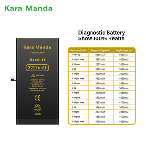 Новый сменный литий-ионный аккумулятор Kara Manda IOS26, 0 цикл для iPhone 13, оригинальный аккумулятор для мобильного телефона - Product Image 4