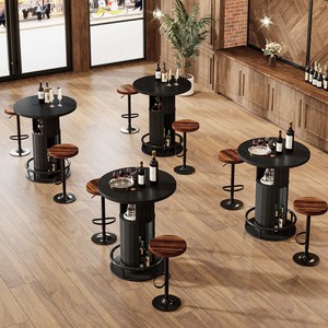 Mueble <span class=keywords><strong>de</strong></span> Almacenamiento para <span class=keywords><strong>Cocina</strong></span> y Bar Moderno <span class=keywords><strong>de</strong></span> <span class=keywords><strong>Alta</strong></span> Gama con Diseño Personalizado a Precio <span class=keywords><strong>de</strong></span> Fábrica, <span class=keywords><strong>Mesa</strong></span> <span class=keywords><strong>Alta</strong></span> <span class=keywords><strong>de</strong></span> Bistro - Product Image 1