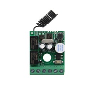 Mini Receptor YET477 9~24V 433Mhz Universal de Código Abierto 1CH, Interruptor de Control Remoto para Puerta de Garaje, Motor de Portón, Sistema de Iluminación