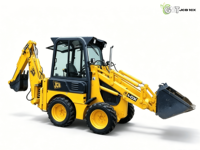 JCB 1CX Compact Mini 4WD Backhoe Loader Bekas Model 2023 Bersertifikasi CE EPA EURO 5 Mesin Kubota & Pompa Eaton Motor Bearing Gearbox