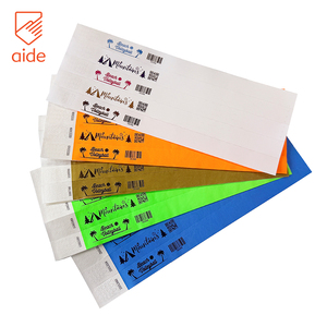 Quảng cáo dùng một lần Dây đeo cổ tay in Tyvek Vòng đeo tay tùy chỉnh Tyvek dây đeo cổ tay giấy Trống ban nhạc cổ tay cho các sự kiện lễ hội - Product Image 5