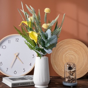 Longze Calla Lily <b>Artificial</b> Flower <b>Bouquet</b> For Home Wedding Decoration CF01145 - Product Image 1
