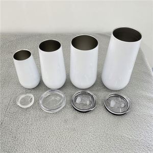 Tasses à vin et gobelets de voyage isothermes sous vide, blancs, vierges pour sublimation, sans BPA, pour transfert thermique, 6oz, 12oz, 10oz, 16oz, 20oz - Product Image 3