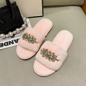 Chaussons en TPR de haute qualité pour femmes, pantoufles en fourrure, chaussons tendance, chaussons d'extérieur, chaussons chauds de haute qualité - Product Image 6