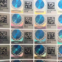 Desain gratis disesuaikan tahan air laser label keamanan kustom 3d keamanan stiker hologram