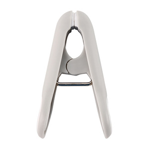 Single-Tier Plastic <strong>Hanger</strong> 8-<strong>Clip</strong> Design Convenient Living Room Clothing Organizer for Daily Necessities Includes Clothes Socks - Product Image 3