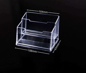Supports de présentation personnalisés en acrylique transparent pour cartes de vœux, cartes-cadeaux et cartes postales - Product Image 4