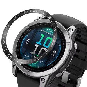 Caja de anillo con bisel de metal para <span class=keywords><strong>Garmin</strong></span> Fenix 8 47mm 51mm Protector Smart Watch Strap Cover para <span class=keywords><strong>Garmin</strong></span> Fenix8 <span class=keywords><strong>Accesorios</strong></span> - Product Image 1