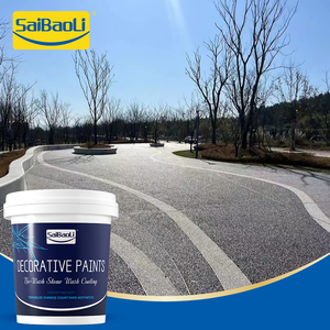 <span class=keywords><strong>Peinture</strong></span> pour sols en résine à effet pierre naturelle lavée à l'eau - Revêtement époxy écologique pour surfaces décoratives intérieures et extérieures - Product Image 5