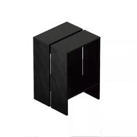 Table d'appoint moderne rétro pour petit appartement, couleur personnalisée, en bois massif, meuble de chevet pour salon, table basse, ensemble de designer pour canapé