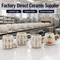 Lot de tasses à café en céramique blanches à motif floral citrouille, avec citations de Thanksgiving, vaisselle en porcelaine 11oz, cadeau pour la décoration intérieure