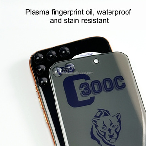 Protection d'écran en <span class=keywords><strong>verre</strong></span> anti-statique ESD 300C à couverture intégrale 0,55 mm, grand arc, ultra-fin, avec confidentialité pour iPhone 17 13 12 Pro Max - Product Image 3