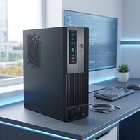 SOHOO 8.3Liter SFF Mini PC Case Smart Display Screen Slim Small Form Factor Computer Cabinet for DIY Gaming & Workstation