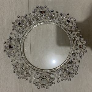 Couronnes de reine rondes complètes personnalisées en argent, couronnes de princesse en cristal doré, diadèmes de miss pour anniversaire - Product Image 4