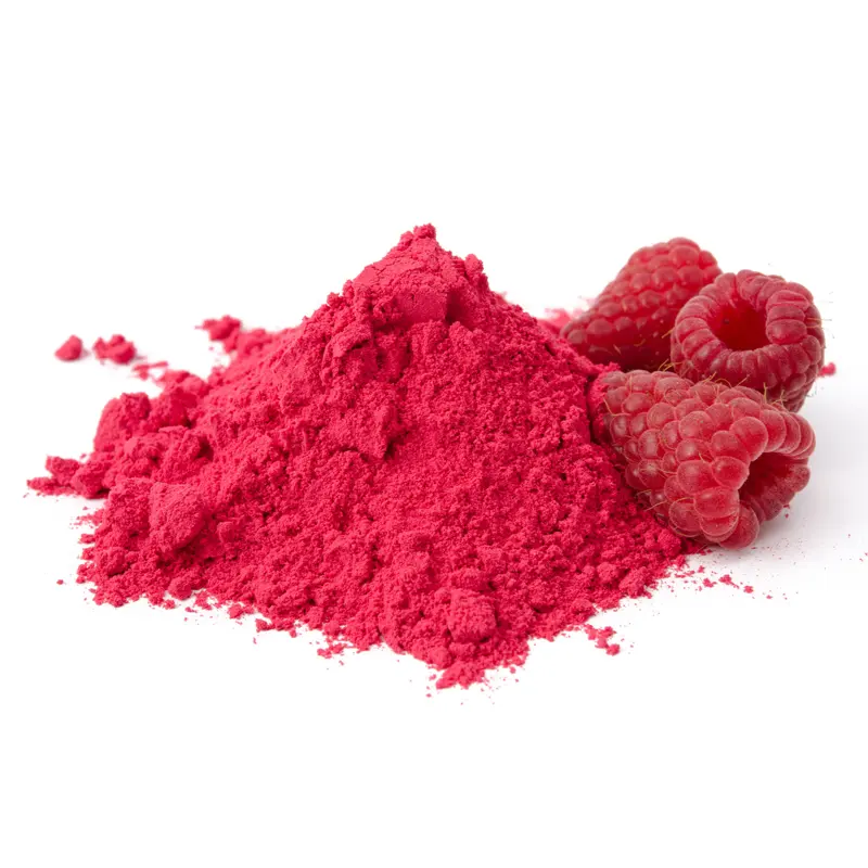 Source naturelle d'acide ellagique et d'éllagitanins broyés à partir de graines de framboise cultivées en poudre