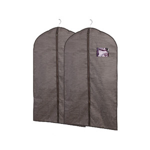 Tout nouveau sac de vêtement en coton imprimé personnalisé <span class=keywords><strong>robe</strong></span> de mariée personnalisée couverture en <span class=keywords><strong>lin</strong></span> anti-poussière couverture de costume réutilisable - Product Image 5