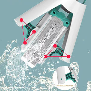 Accessoires d'outils de nettoyage ménager magiques à double rouleau vadrouille de nettoyage facile à presser éponge PVA vadrouille vente en gros bon marché - Product Image 2