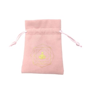 Microfiber Fleece Small <b>Drawstring</b> Jewelry Storage Bag Anti-Oxidation Pocket <b>Bracelet</b> Container with Accompanying Gift - Product Image 1