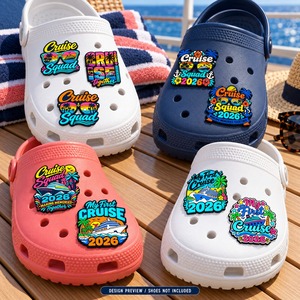 Set de 9 Abalorios Personalizados de PVC para Zapatos, Temática de Acampada Acogedora, Fogata y S'mores, para Zuecos, Venta al por Mayor - Product Image 3