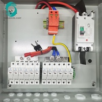 Boîtier de Combinaison Solaire DC WSDB-PV Series 8 à 48 Chaînes IP65 avec Moniteur Redresseur Worldsunlight