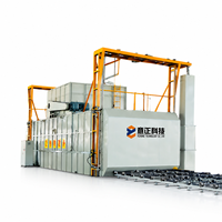 Four de traitement thermique à profilés en aluminium à 6 chariots, 30KW 380V PLC T5 T6, pour l'Afrique