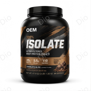 Dio OEM/ODM Protéine de lactosérum pour adultes, gain de poids, isolat pur en poudre, supplément de croissance musculaire pour le fitness, conditionnement en bouteille - Product Image 1