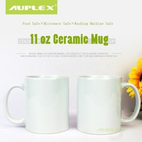 AAA Vente en Gros Tasses à Café en Céramique Vierge pour Sublimation 11oz, Boîtes en Porcelaine Vierge pour Impression par Sublimation avec Boîte