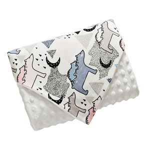 Nueva Manta <span class=keywords><strong>de</strong></span> Bebé <span class=keywords><strong>de</strong></span> Felpa Súper Suave, 100% Poliéster, con Estampados Florales y <span class=keywords><strong>de</strong></span> Animales - Product Image 6