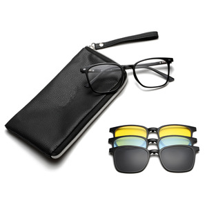 <span class=keywords><strong>Occhiali</strong></span> <span class=keywords><strong>da</strong></span> Lettura Unisex con <span class=keywords><strong>Clip</strong></span> Personalizzati <span class=keywords><strong>per</strong></span> Visione Notturna, Montatura TR90 di Alta Qualità, Lenti Anti Luce Blu - Product Image 4