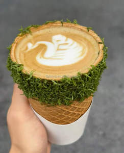 Cônes en gaufrettes à fond plat comestibles, gobelets à <span class=keywords><strong>glace</strong></span> créatifs et croustillants pour l'art du café, les bars à desserts, des friandises Instagrammables - Product Image 4