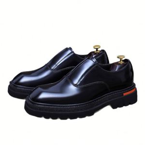 Zapatos Mocasines de Invierno para Hombre de Alta Calidad, Cuero Genuino, Logotipo/Diseños Personalizables, Cómodos, Hechos a Medida, Servicio OEM, Hamid - Product Image 1