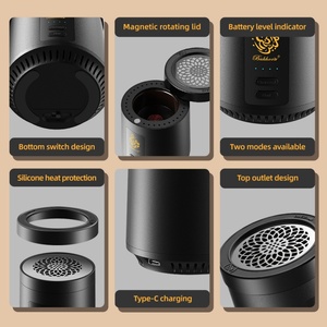 Brûleur d'encens électronique intelligent pour Bakhoor, cadeau musulman, sans charbon, sûr, rechargeable 2000 mAh, <span class=keywords><strong>diffuseur</strong></span> d'Oud électrique portable - Product Image 3