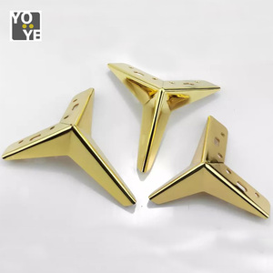 Tam Giác Hiện Đại Heavy Duty Đồ Nội Thất Kim Loại Chân Cho DIY Chân Thay Thế Cho Bảng Tủ Tủ Sofa Couch Ghế TV Đứng - Product Image 6