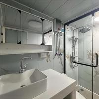 Maison mobile moderne extensible de 20 pieds 40 pieds Maison préfabriquée en conteneur avec 3 chambres à coucher Maison modulaire préfabriquée en remorque