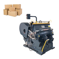 Autocollants en vinyle découpés pour enveloppes de ZH-ML Machine de rainage et de découpe à plat d'emballage de papier semi-automatique à vendre