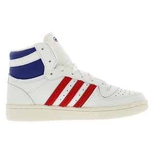 Adidas Top Ten RB รองเท้าฟิตเนสและเทรนนิ่งสำหรับผู้หญิงสีครีมสีขาว/ท้องฟ้ายามค่ำคืน/สีแดงสด-100% ของแท้ - Product Image 3