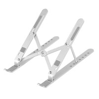 Support pour ordinateur portable pliable en aluminium à 7 vitesses, hauteur réglable, mini support portable en alliage pliable pour ordinateur portable