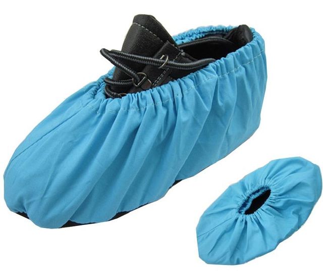 High Quality Reusable Twill Fabric Shoe Covers and Washable Shoe Covers