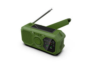 Factory Portable Solar Hand Crank AM FM WB <b>Radio</b> 235g Lightweight ABS TUV Certified <b>Radio</b> for Outdoor Camping <b>Radio</b> - Product Image 1
