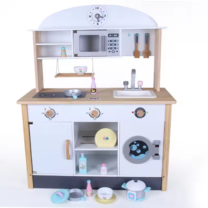 Set <span class=keywords><strong>Giocattolo</strong></span> in Legno per Cucina, Grande e Divertente, con <span class=keywords><strong>Pentole</strong></span> e Accessori per Giochi di Ruolo - Product Image 4