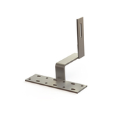 Support de fixation solaire pour tuiles en acier inoxydable 304, hauteur réglable, pour panneaux photovoltaïques, toitures en céramique et en béton, vente en gros