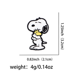 11 Nuevos Diseños de Broches de Aleación con Forma de Perro de Dibujos Animados, Lindos y de Alta Calidad, para Decoración de Mochilas - Product Image 5