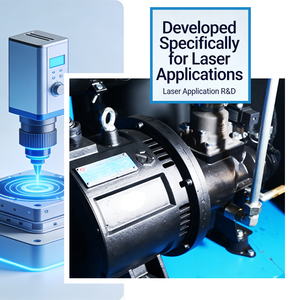 Compressore d'aria a vite specifico per laser da 11 kW con VFD a pressione costante, filtrazione multistadio e sistema di raffreddamento ad alta efficienza - Product Image 3