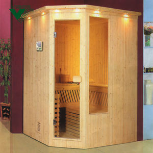 <span class=keywords><strong>VIGOR</strong></span> KL-2020 Sauna Seca de Diseño Moderno para Exteriores con Infrarrojos Lejanos, Ventanas Transom, Compatible con 110V/220V, Certificación CE, 1 Año de Garantía - Product Image 1