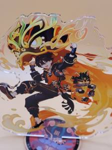 Soporte Acrílico para Juegos de Anime <span class=keywords><strong>Genshin</strong></span> <span class=keywords><strong>Impact</strong></span>, Decoración para Escritorio de Juegos, OEM ODM - Product Image 5