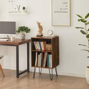 Le support de table de tourne-disque en <span class=keywords><strong>vinyle</strong></span> en bois peut contenir jusqu'à 150 albums support de tourne-disque avec rangement - Product Image 4